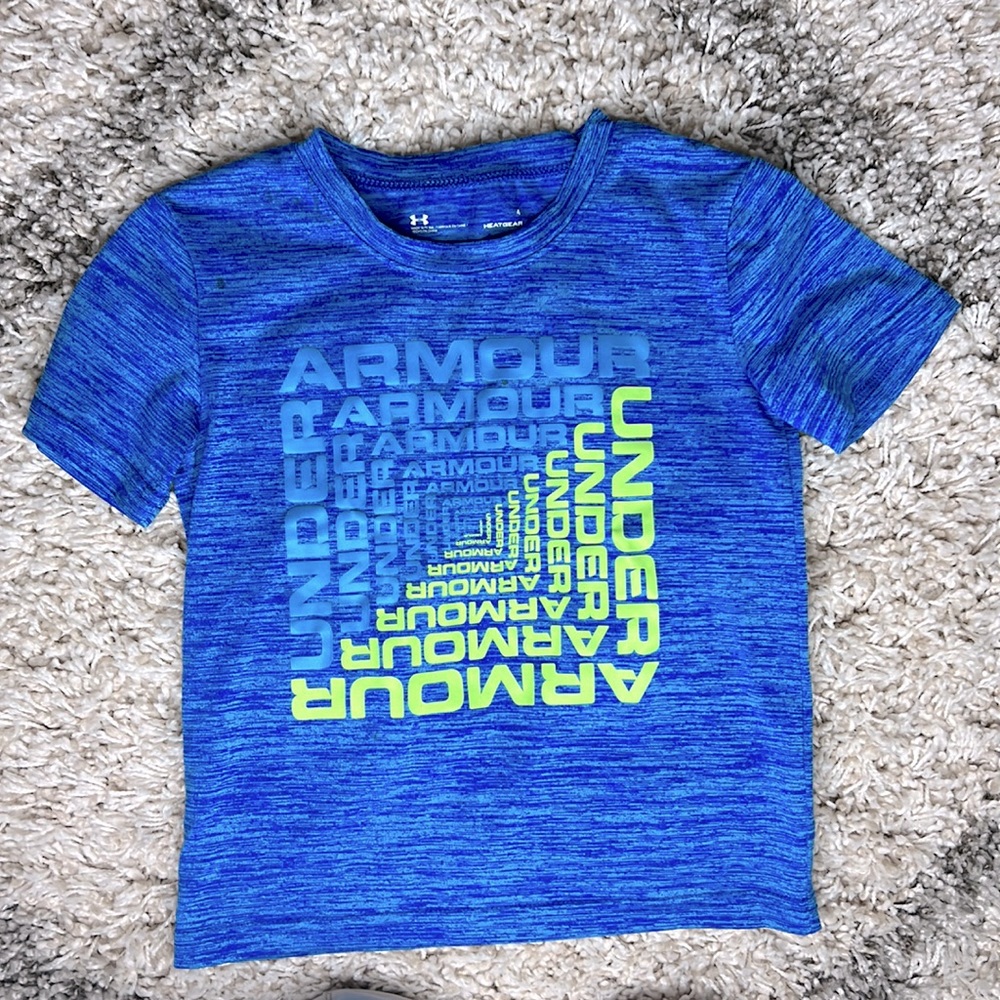 Under Armor Blue Toddler Shirt| Size 4| Wears like a 3T/4T